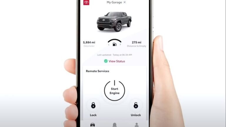 How to Check Tire Pressure on Toyota App