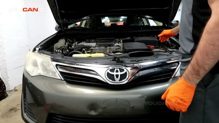 How to Open Toyota Camry Hood