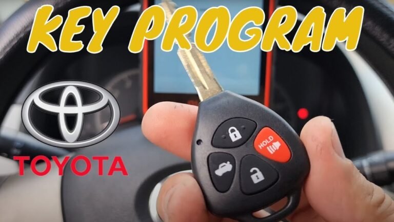 How to Program Toyota Corolla Key