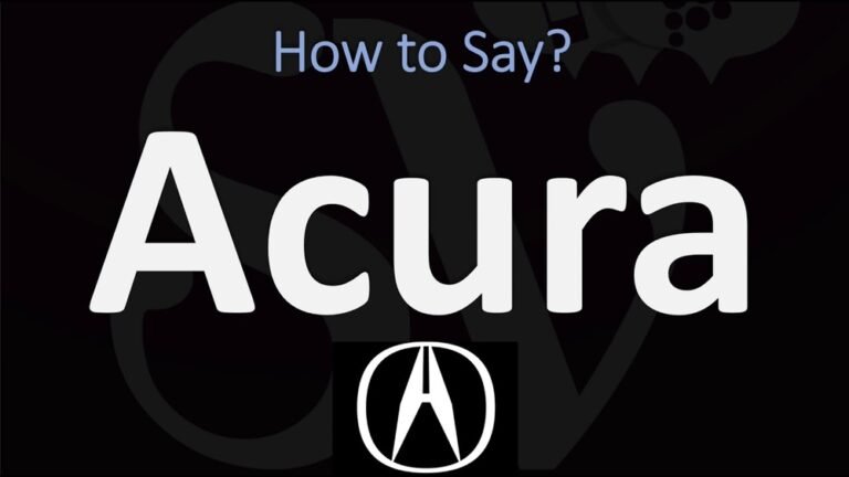 How to Pronounce Acura