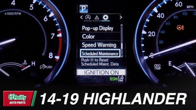 How to Reset Check Engine Light Toyota Highlander