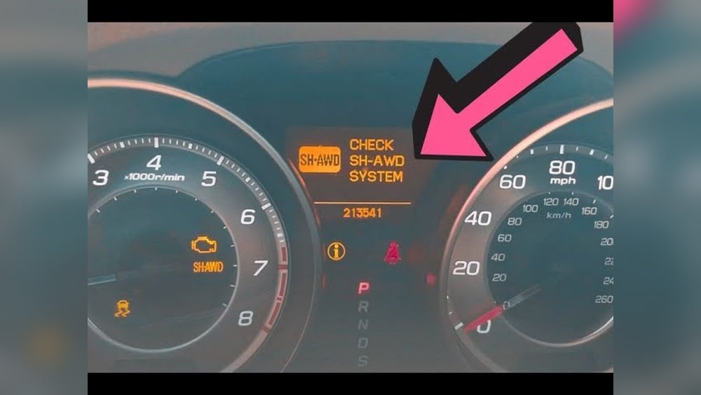 Sh Awd Light on Acura Mdx How to Fix